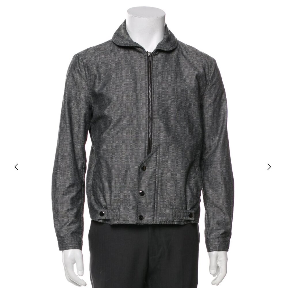Derek Lam for Design Nation Men's Bomber Utility Full Zip Jacket Size Large C83